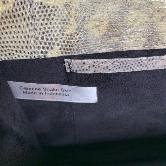 D’ANGEL Genuine Snakeskin Clutch Handbag - Picture 4 of 7